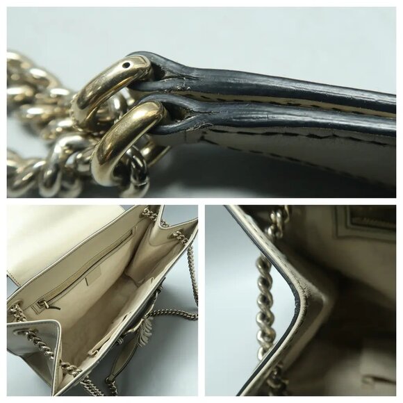 GUCCI Emily Brown Cloth Shoulder Bag 552-060525 - Picture 8 of 11